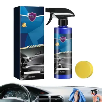 Средство за почистване на интериора на колата, Висококачествено средство за премахване на драскотини по колата, климатик за възстановяване на кожата и блясък, автоаксесоари