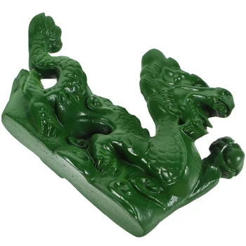 Статуя на Китайски Дракон Дървени Резбовани Скулптура Китайски Фън шуй за Късмет Декорация на дома, спални, Офис Украшение плотове