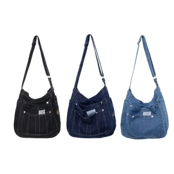 Стилна холщовая чанта M6CC, с модерна и здрава чанта през рамо с регулируема каишка, чанта за момичета, женски подарък