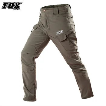 Тактически товарен екипът на Фокс Колоездене мъжки ветрозащитный есен панталони pantalon панталони Хомбре военен камуфлаж мулти джоба на панталоните