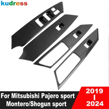 Тампон Капак Панел Стеклоподъемника Подлакътник Вратата на Колата За Mitsubishi Pajero/Montero/Shogun sport 2019-2021 2022 2023 2024