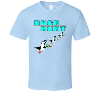 Тениска с дълъг ръкав в ретро стил за игри Duck Hunt NES