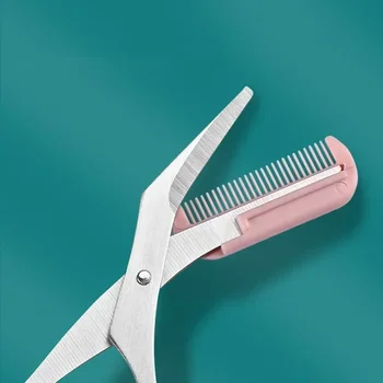 Тример за вежди 2 в 1, ножица и гребен, за да се придаде форма на косата без усилия