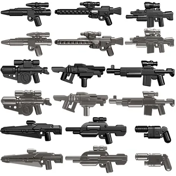 Тухла оръдия Научно-фантастичен набор от оръжия на бъдещето, за междузвездни войски MOC, строителни блокчета, играчки за деца
