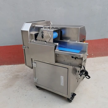Търговски Професионална овощерезка Търговски автоматична машина за нарязване на лук, праз и зелени зеленчуци от неръждаема стомана
