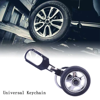 Универсален ключодържател за автомобилни колела, ключодържател за автомобилни гуми, ключодържател за автомобилни ключове с логото на BMW, Audi, Honda, Mercedes