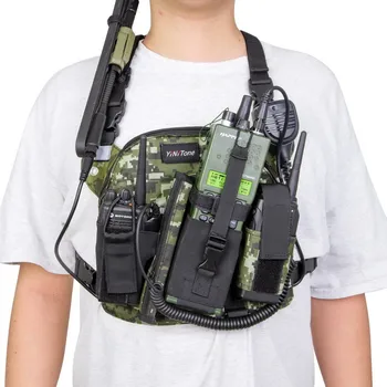 Универсална нагрудная чанта за радио YiNiTone BG-02 Pocket Pack-Кобур за двупосочна