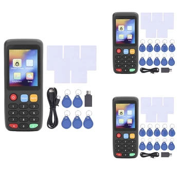 Х7 карта NFC четец, RFID карти копирна машина Восъчни за IC, ID карти, смарт карти RFID копирна машина ID таймер цветен екран