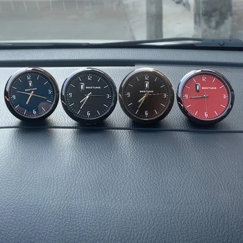 Часовник за украса на колата модифицирани електронни кварцови часовници за интериора на колата FAW Bestune B90 B70 В50 В30 T99 T77 Pro T33 X80 X40 E01