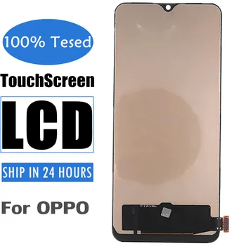 Черен LCD дисплей за мобилен телефон OPPO A91 Reno3 Reno 3 K7 с TFT дисплей, чувствителен на допир екран, цифров преобразувател