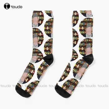 Чорапи Франк Галлахера, младежки бейзболни чорапи, чорапи за уличен скейтборд, удобен цифров печат на 360 °, е най-добрият спортен подарък за момичета