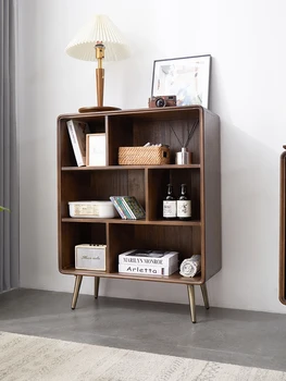 Шкафове от масивна дървесина Nordic luxury bookcase мебели за кабинет, модерен прост библиотеката